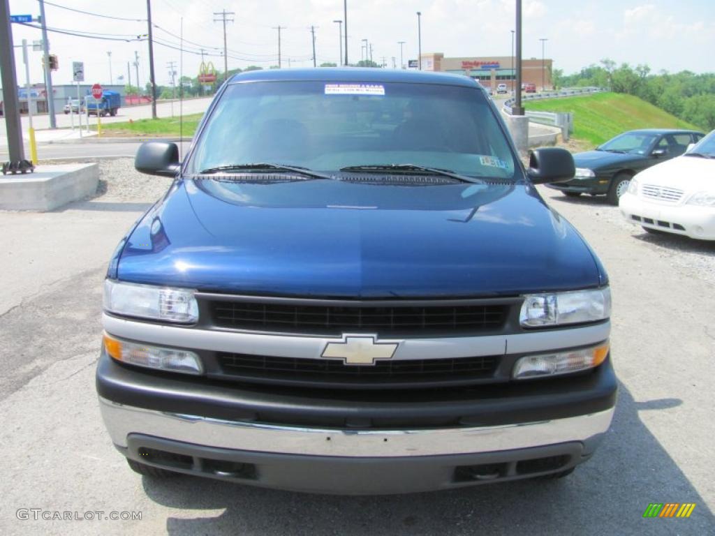 2002 Silverado 1500 Extended Cab 4x4 - Indigo Blue Metallic / Graphite Gray photo #13