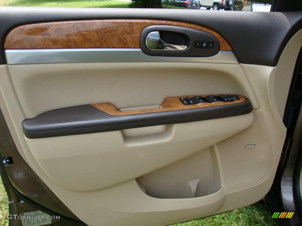 2008 Enclave CXL AWD - Cocoa Metallic / Cashmere/Cocoa photo #13