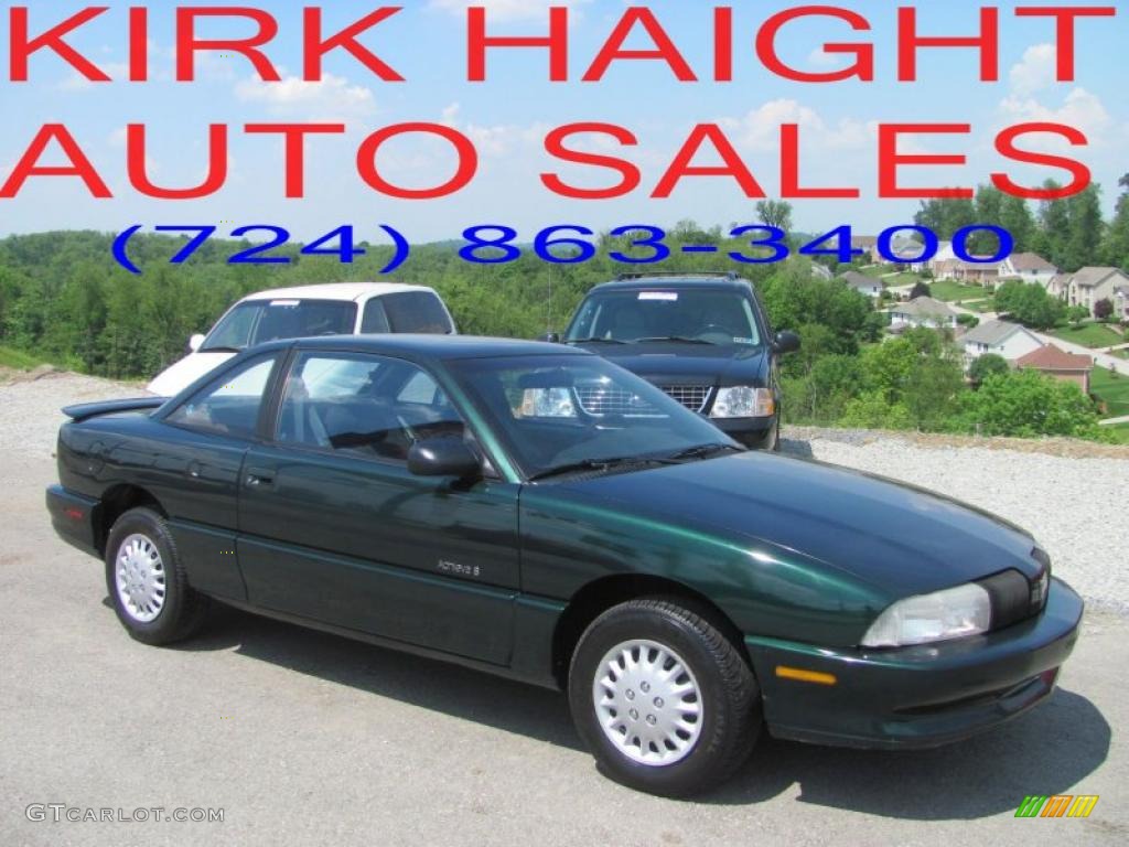 1995 Achieva S Coupe - Medium Green Metallic / Dark Gray photo #1