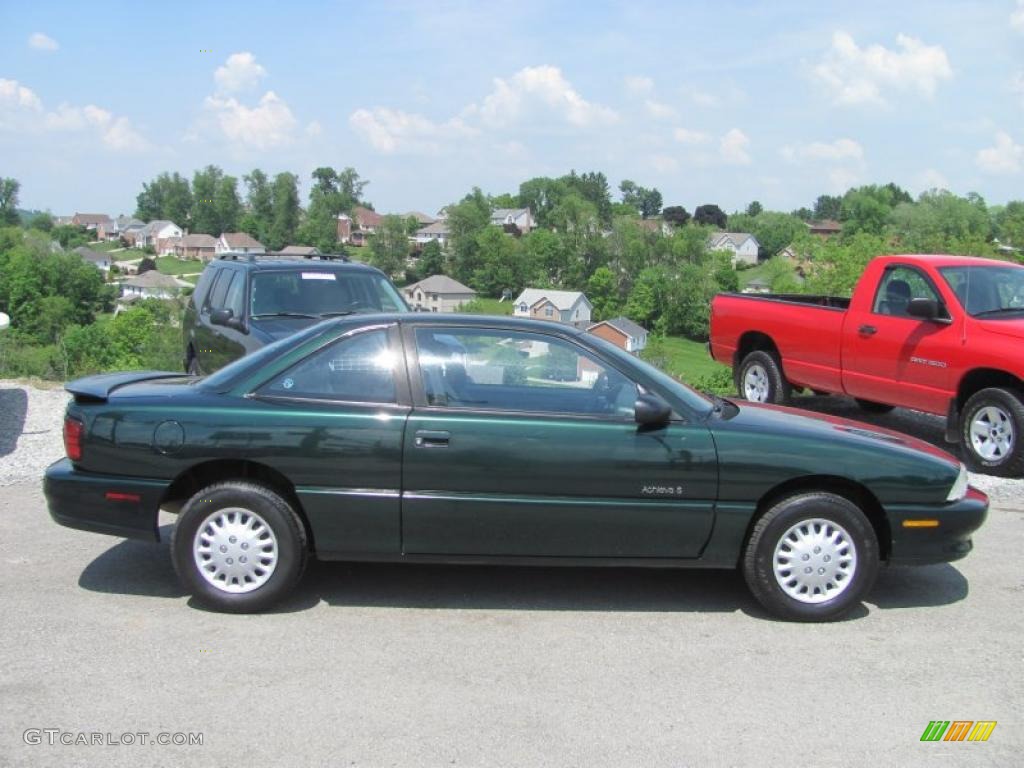 1995 Achieva S Coupe - Medium Green Metallic / Dark Gray photo #2