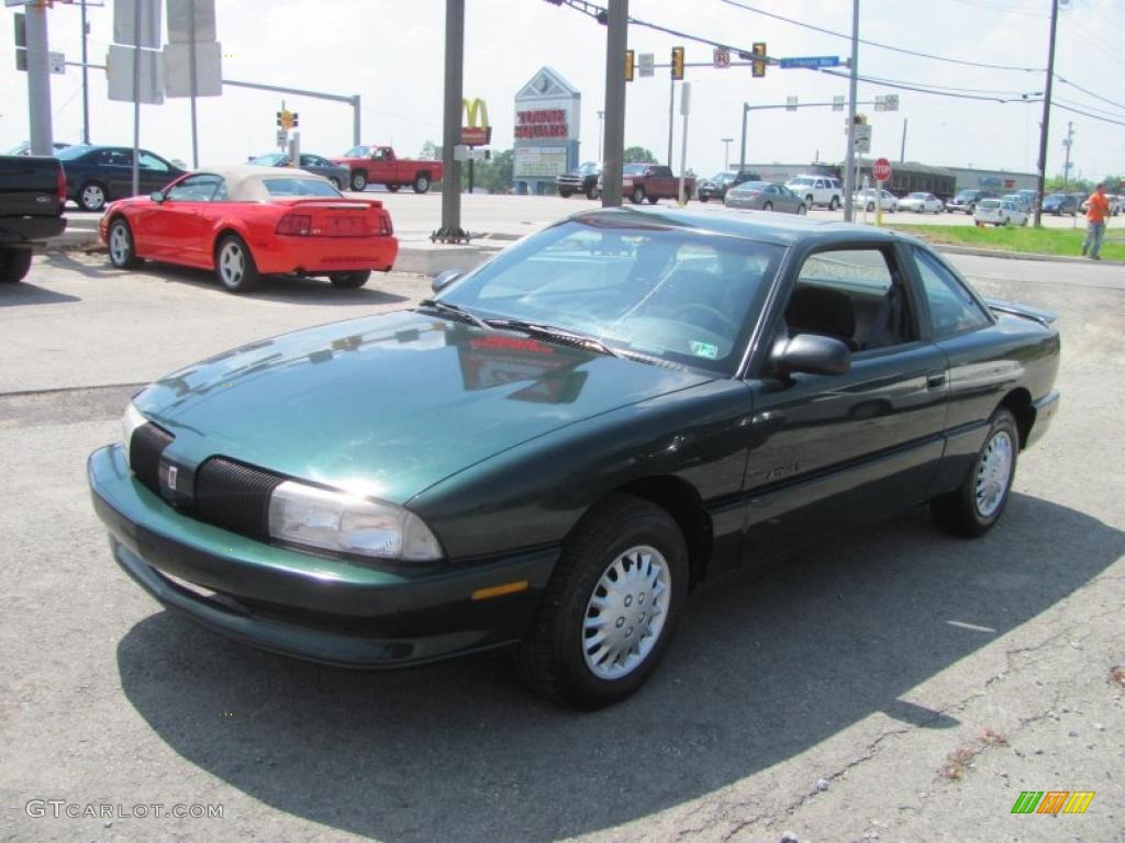 1995 Achieva S Coupe - Medium Green Metallic / Dark Gray photo #5