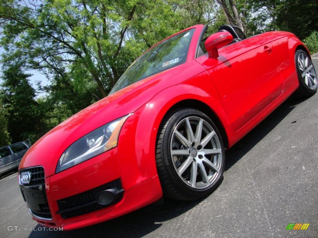 2008 TT 3.2 quattro Roadster - Brilliant Red / Black photo #1