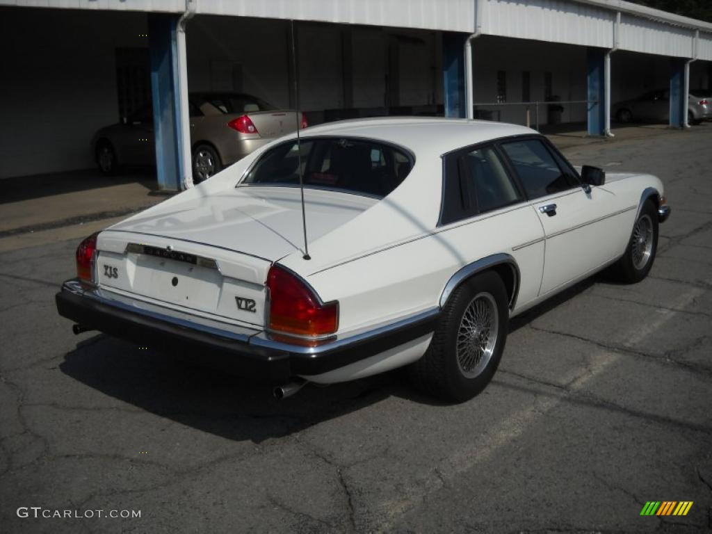 1989 XJ XJS V12 Coupe - Glacier White / Black photo #2