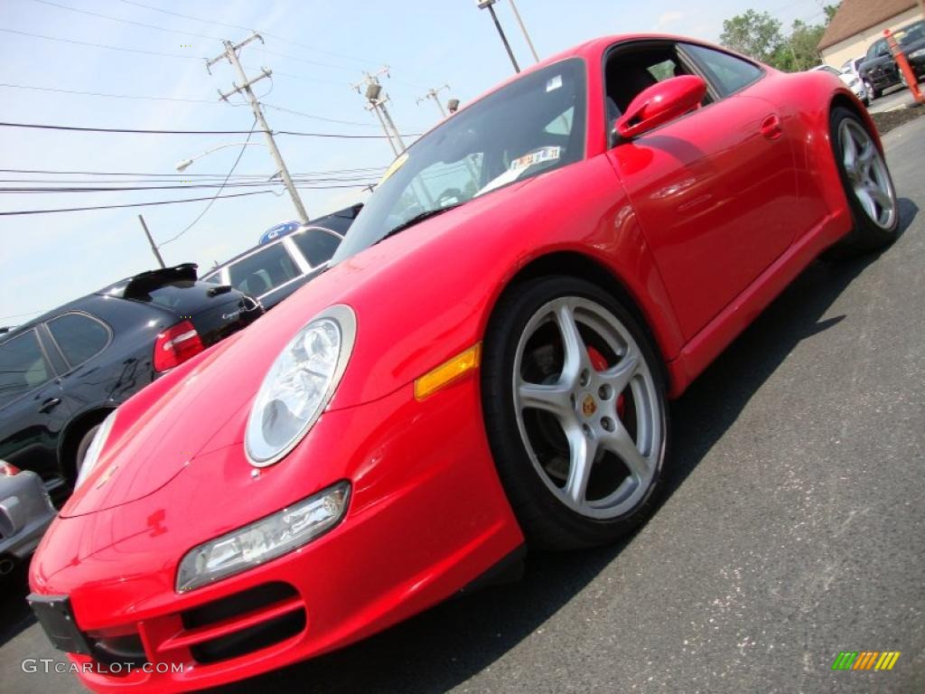 2007 911 Carrera S Coupe - Guards Red / Black photo #1