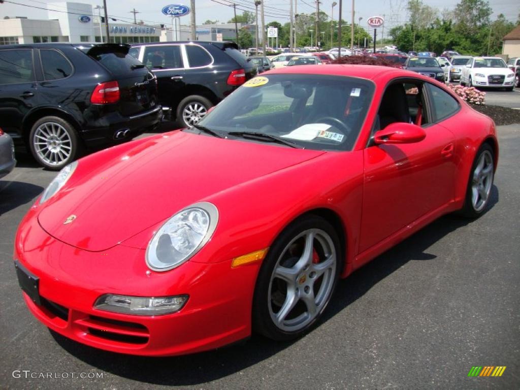 2007 911 Carrera S Coupe - Guards Red / Black photo #2