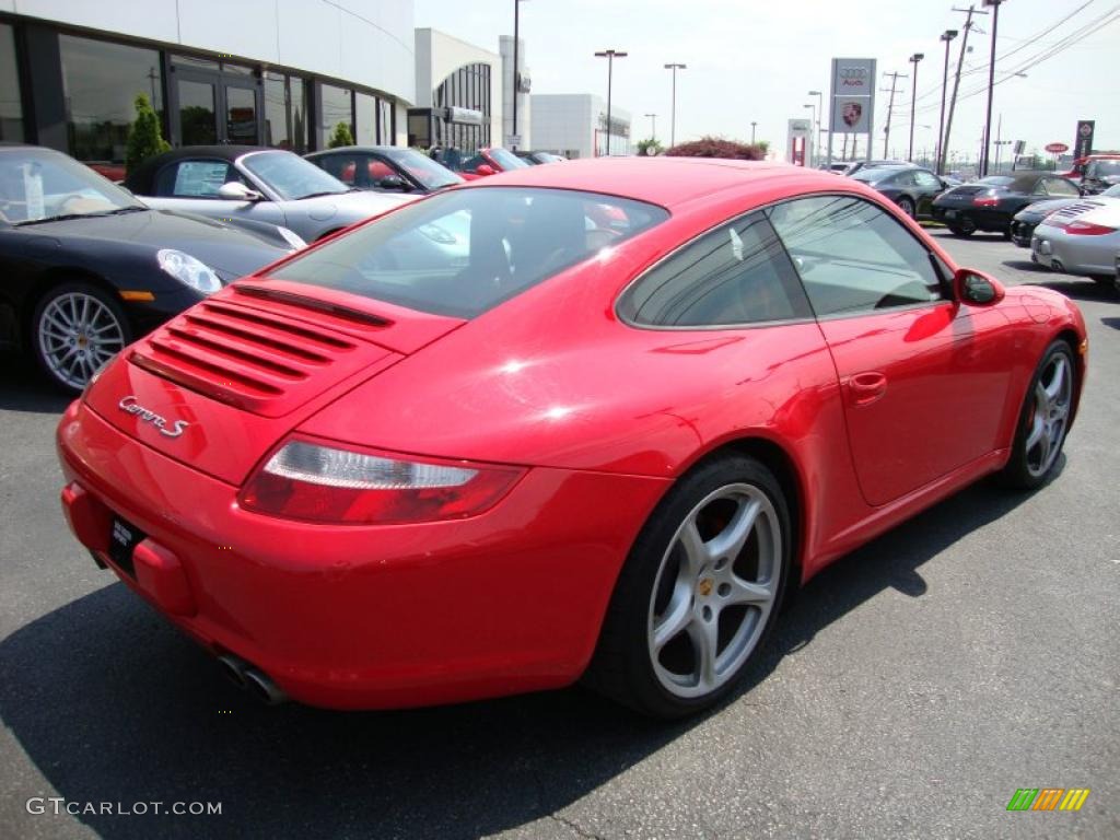 2007 911 Carrera S Coupe - Guards Red / Black photo #7