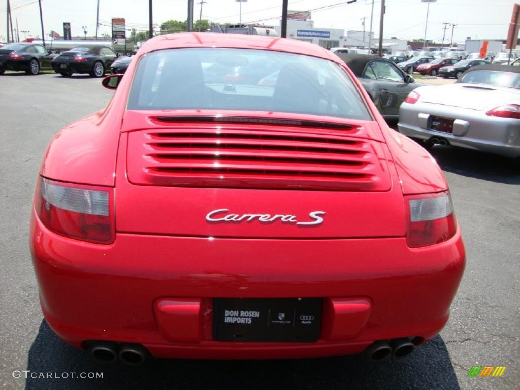 2007 911 Carrera S Coupe - Guards Red / Black photo #8