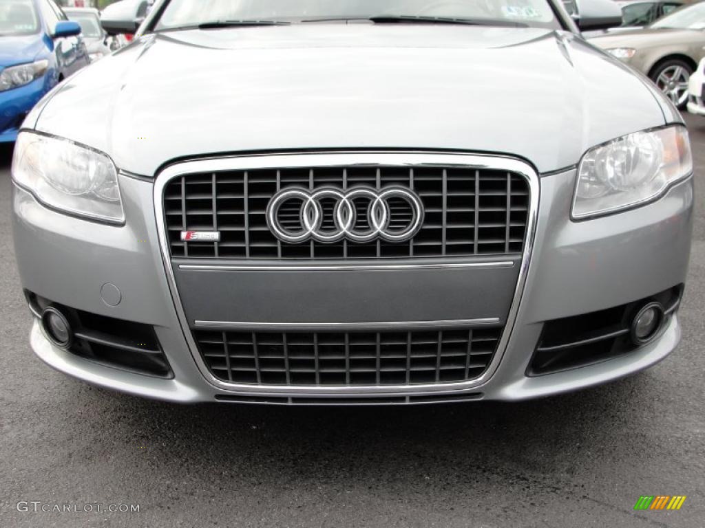 2008 A4 2.0T quattro Sedan - Quartz Grey Metallic / Black photo #2