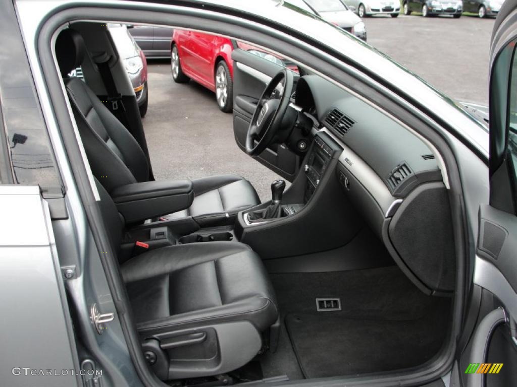 2008 A4 2.0T quattro Sedan - Quartz Grey Metallic / Black photo #9