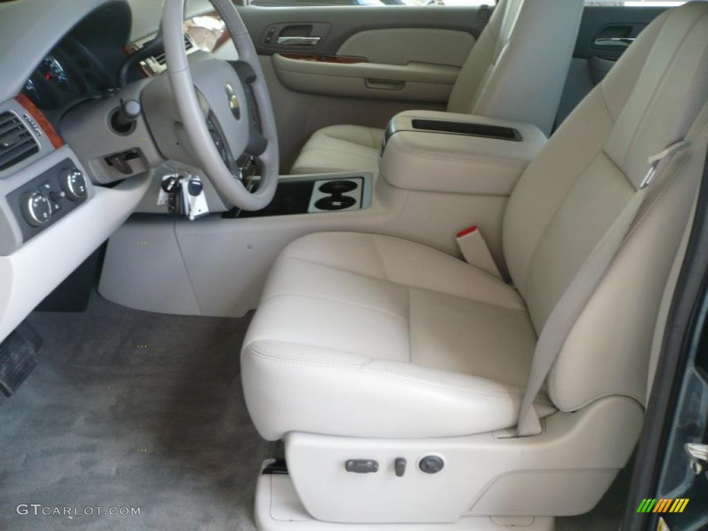 2008 Silverado 1500 LTZ Crew Cab 4x4 - Blue Granite Metallic / Light Titanium/Dark Titanium photo #10