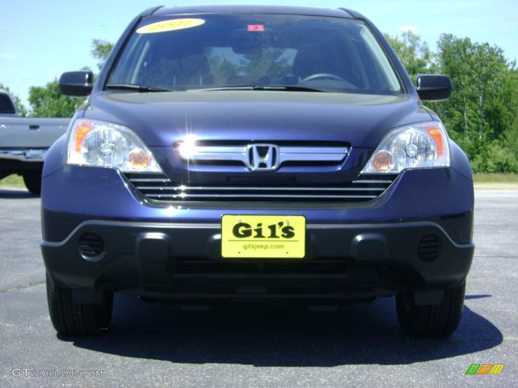 2007 CR-V EX 4WD - Royal Blue Pearl / Gray photo #2