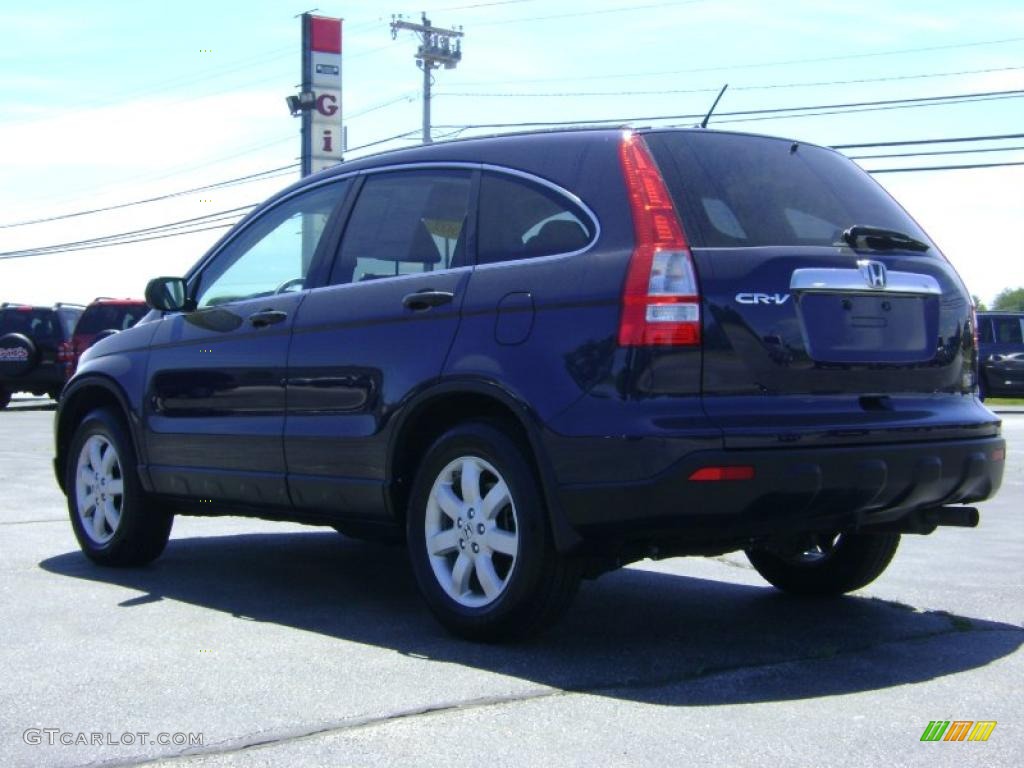 2007 CR-V EX 4WD - Royal Blue Pearl / Gray photo #5