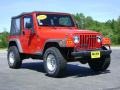 2006 Flame Red Jeep Wrangler X 4x4  photo #9
