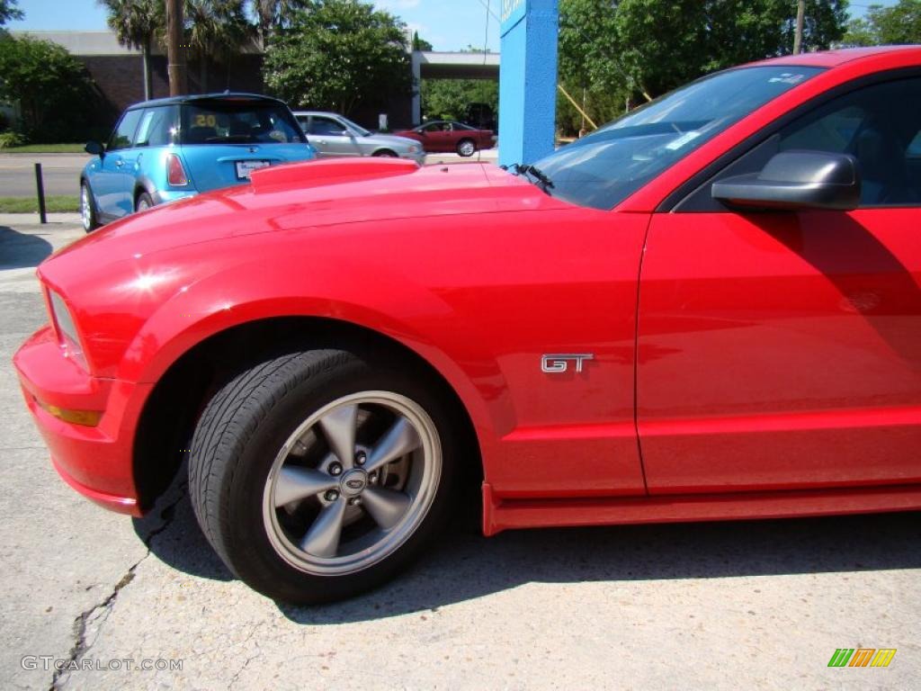2007 Mustang GT Premium Coupe - Torch Red / Dark Charcoal photo #25