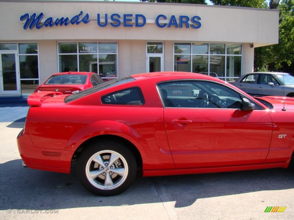 2007 Mustang GT Premium Coupe - Torch Red / Dark Charcoal photo #27