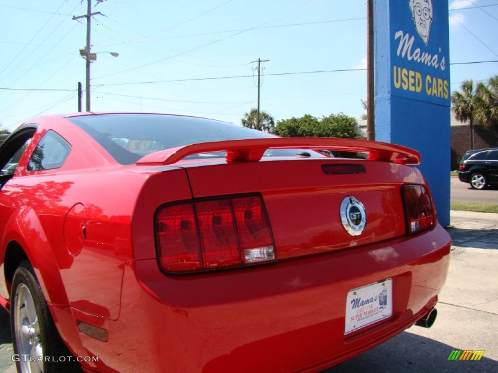 2007 Mustang GT Premium Coupe - Torch Red / Dark Charcoal photo #29