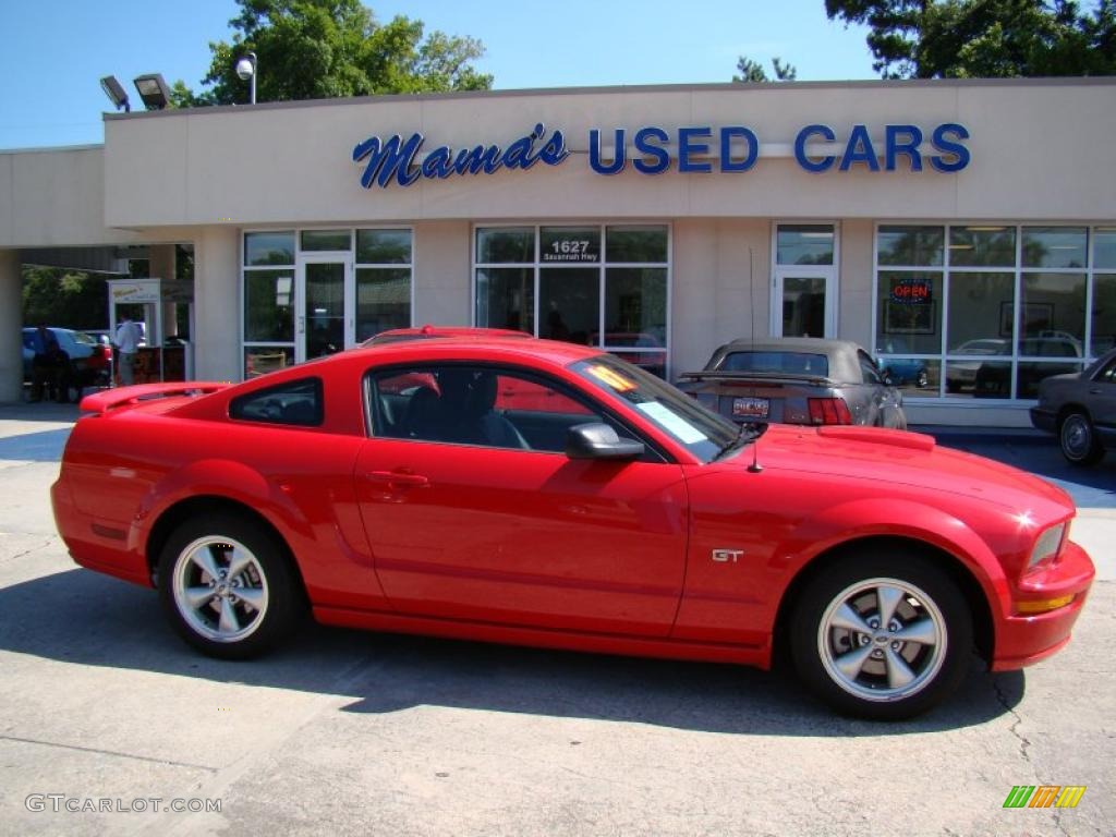 2007 Mustang GT Premium Coupe - Torch Red / Dark Charcoal photo #31