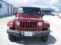 2007 Red Rock Crystal Pearl Jeep Wrangler Unlimited Sahara 4x4  photo #11