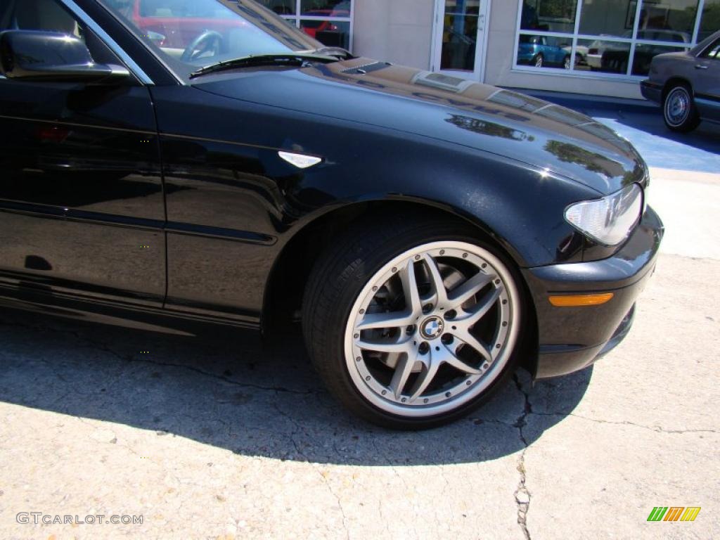 2006 3 Series 330i Convertible - Jet Black / Black photo #28