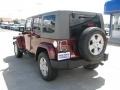 2007 Red Rock Crystal Pearl Jeep Wrangler Unlimited Sahara 4x4  photo #14