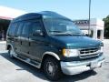2000 Deep Emerald Green Metallic Ford E Series Van E150 Passenger Conversion  photo #7