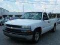 2002 Summit White Chevrolet Silverado 1500 Work Truck Regular Cab  photo #1