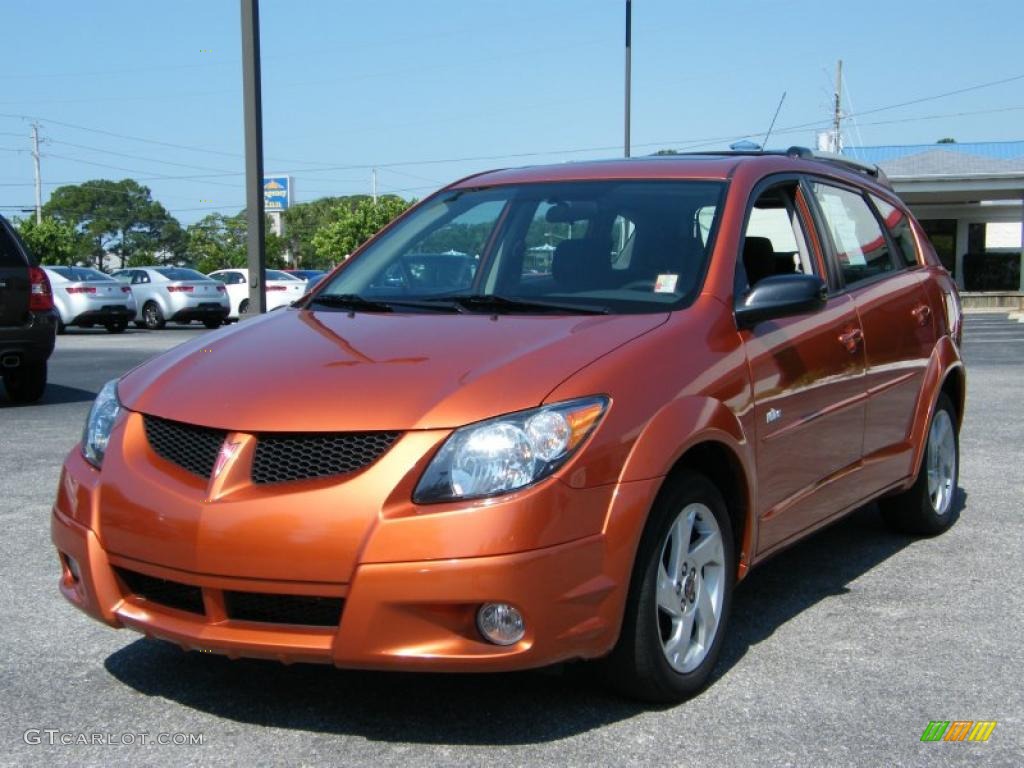 2004 Fusion Orange Metallic Pontiac Vibe 30616299 Car