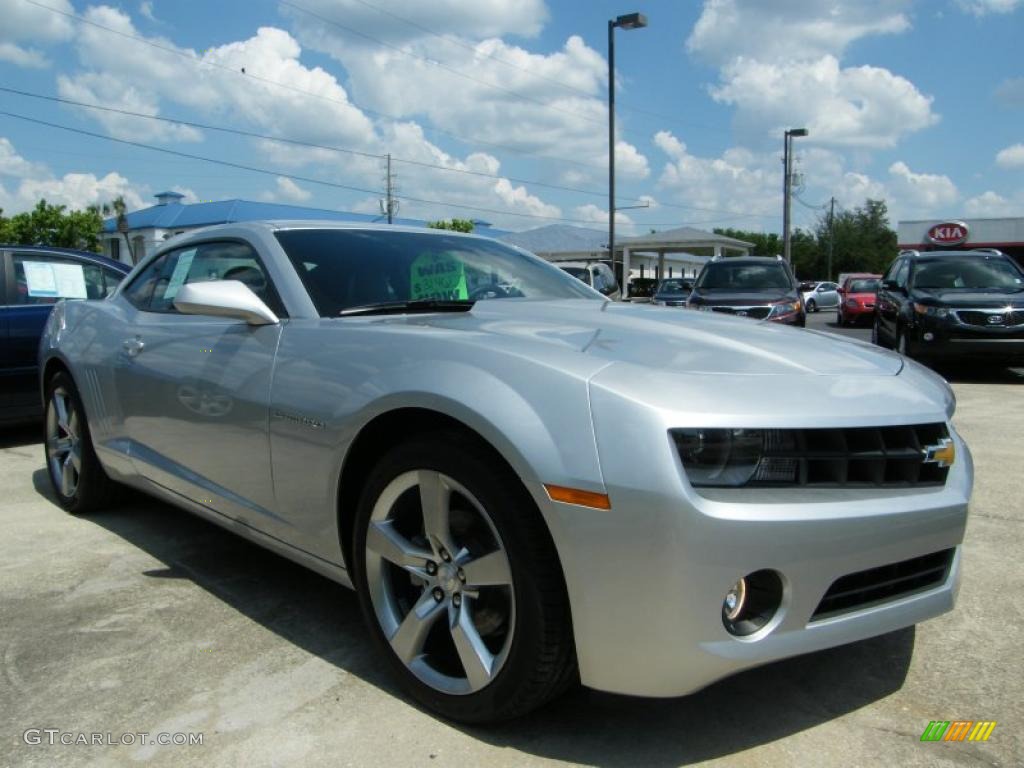 2010 Camaro LT/RS Coupe - Silver Ice Metallic / Black photo #7