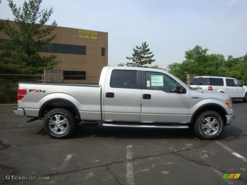 2010 F150 XLT SuperCrew 4x4 - Ingot Silver Metallic / Black photo #2