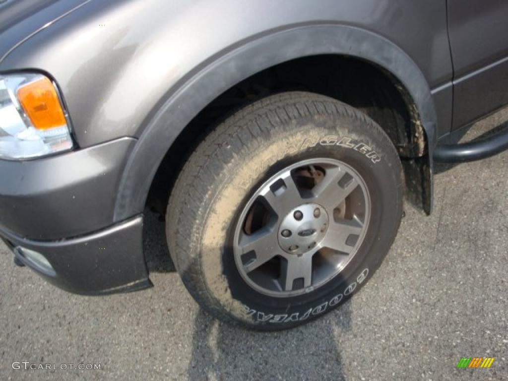 2004 F150 FX4 SuperCrew 4x4 - Dark Shadow Grey Metallic / Black/Medium Flint photo #12
