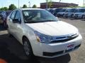 2010 White Suede Ford Focus S Sedan  photo #1