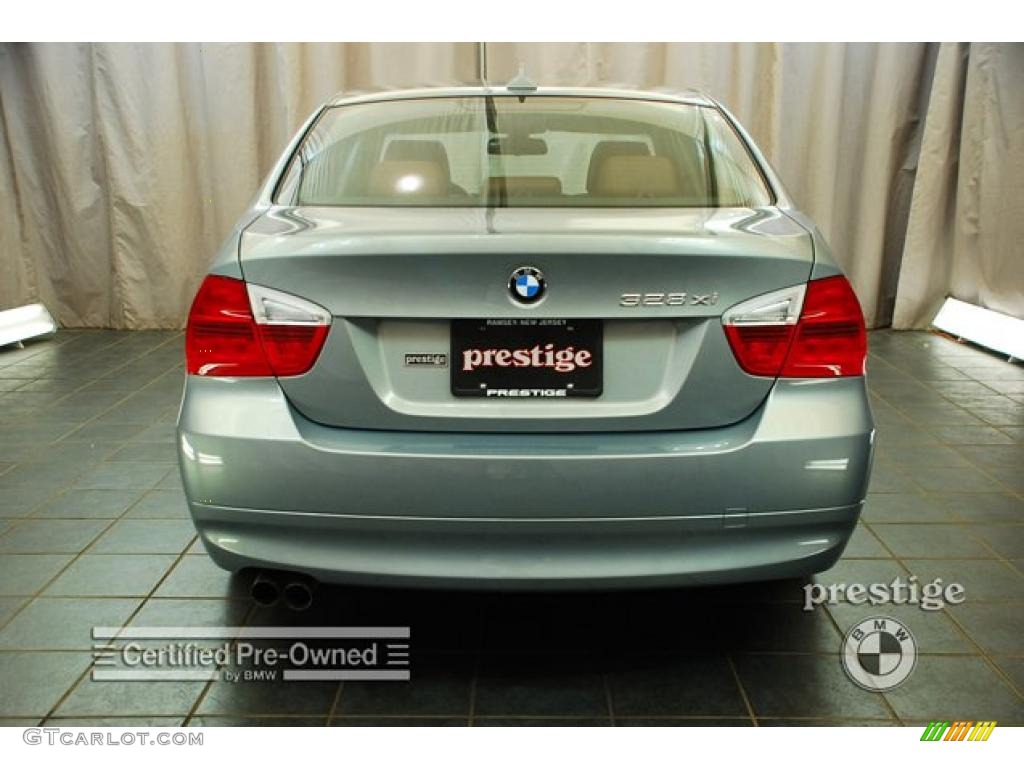 2007 3 Series 328xi Sedan - Arctic Metallic / Terra/Black Dakota Leather photo #3