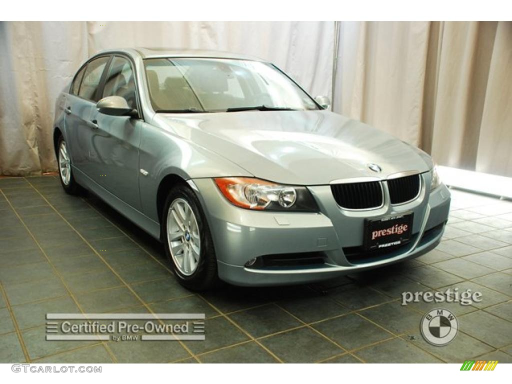 2007 3 Series 328xi Sedan - Arctic Metallic / Terra/Black Dakota Leather photo #11