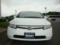 2007 Taffeta White Honda Civic EX Sedan  photo #2