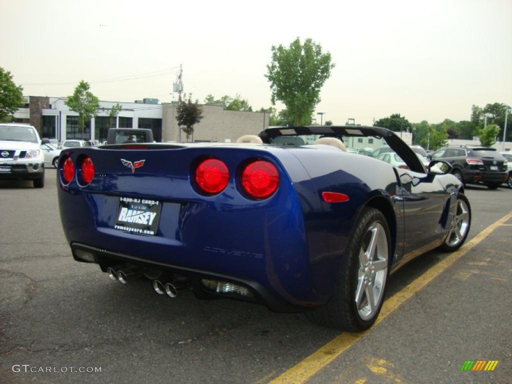 2006 Corvette Convertible - LeMans Blue Metallic / Cashmere Beige photo #10