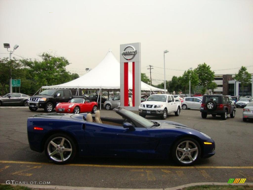 2006 Corvette Convertible - LeMans Blue Metallic / Cashmere Beige photo #12