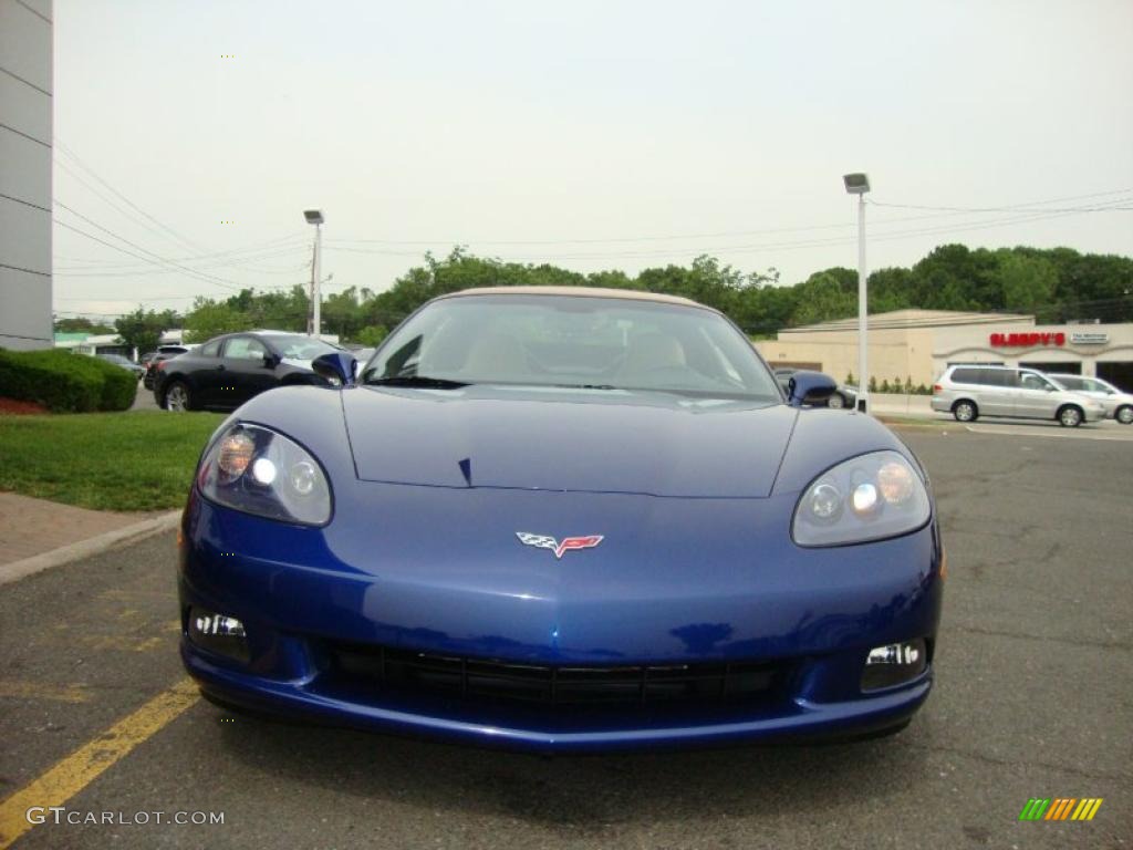 2006 Corvette Convertible - LeMans Blue Metallic / Cashmere Beige photo #16