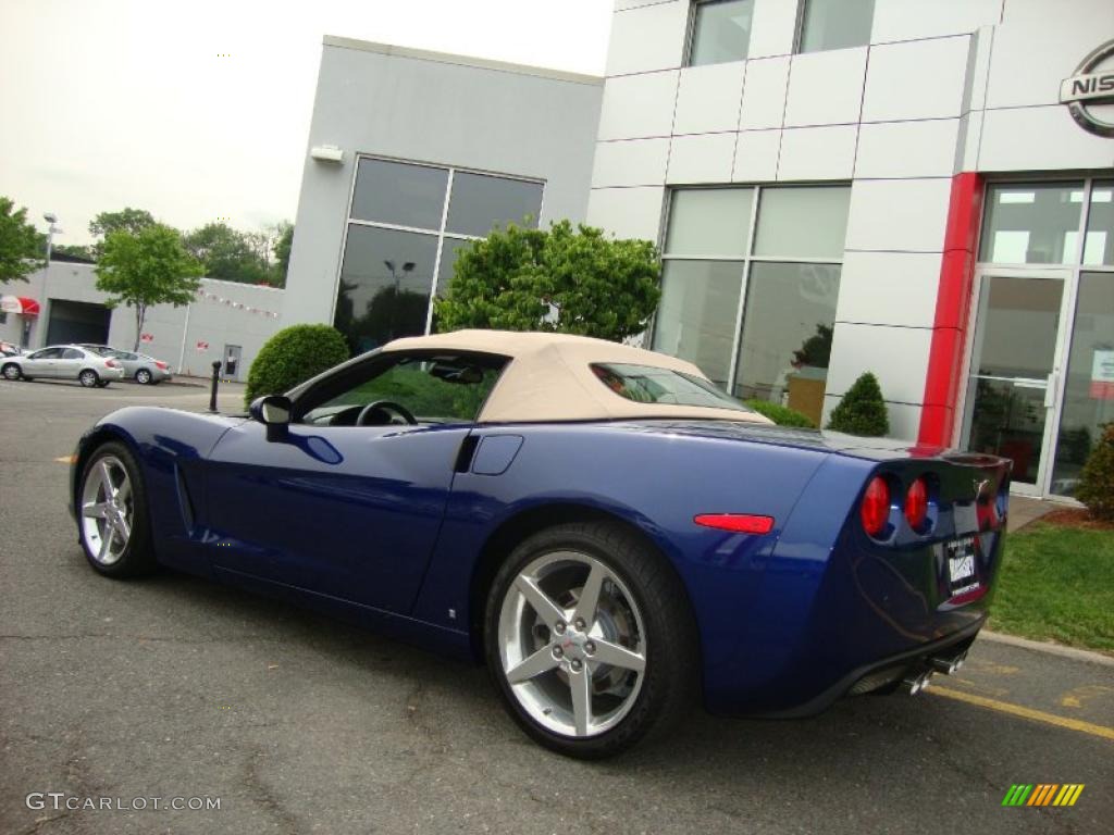 2006 Corvette Convertible - LeMans Blue Metallic / Cashmere Beige photo #20