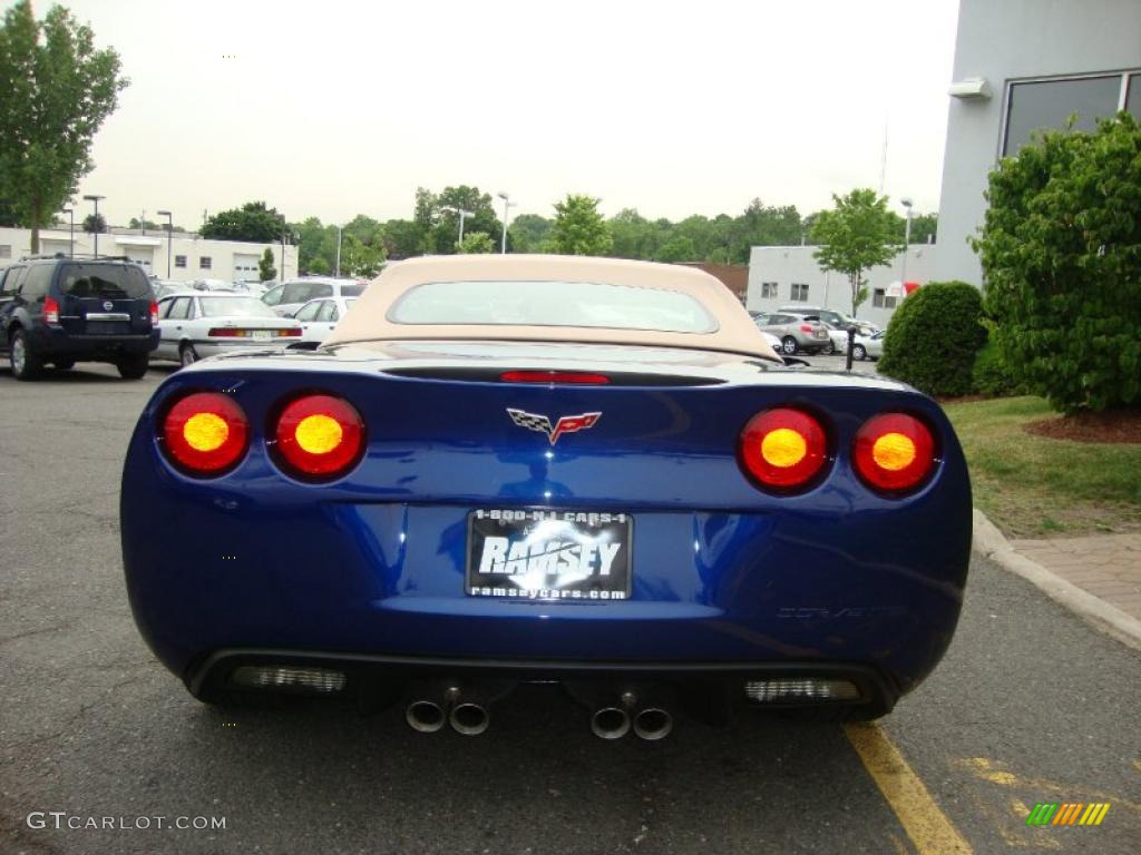 2006 Corvette Convertible - LeMans Blue Metallic / Cashmere Beige photo #22