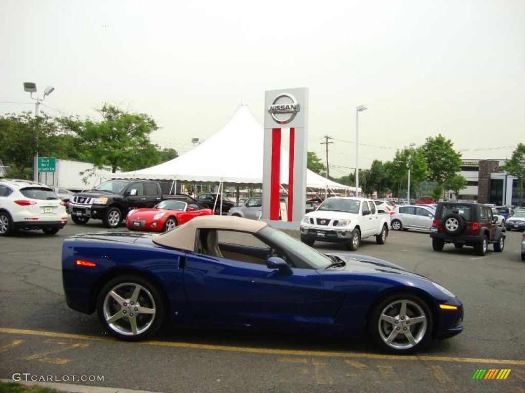 2006 Corvette Convertible - LeMans Blue Metallic / Cashmere Beige photo #24