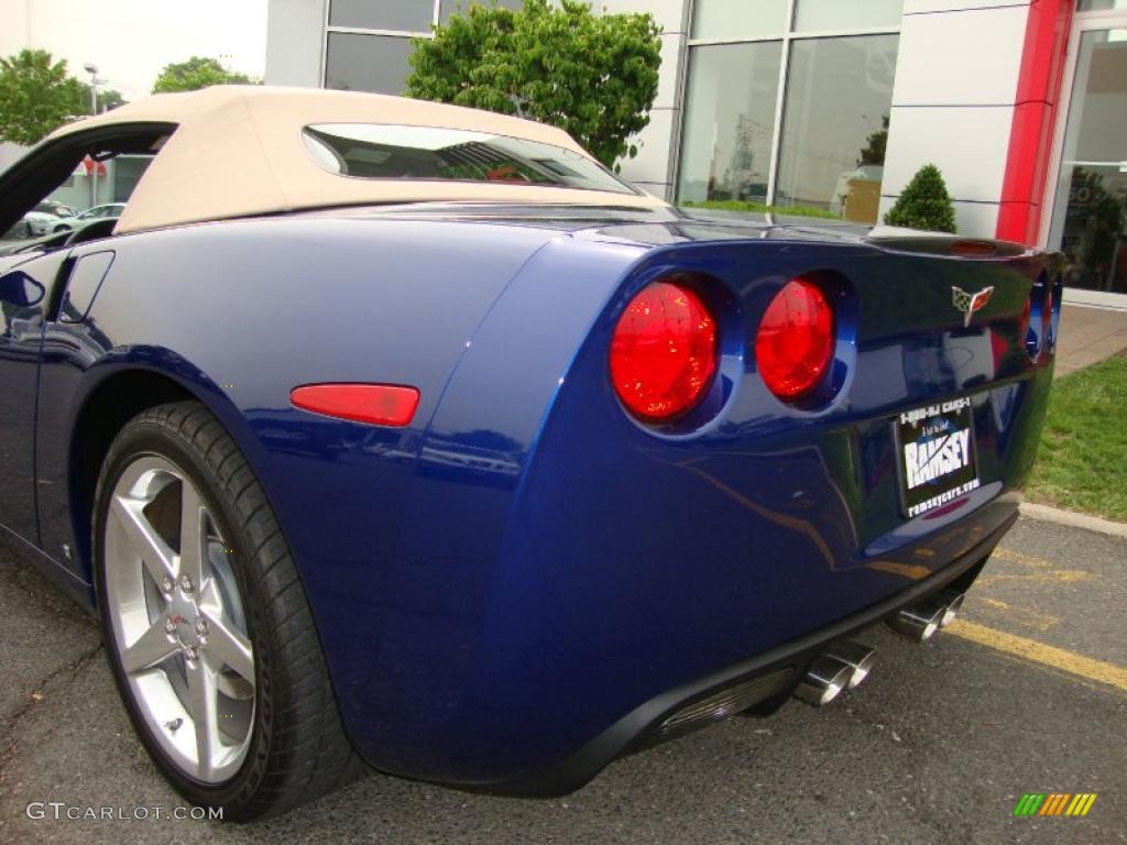 2006 Corvette Convertible - LeMans Blue Metallic / Cashmere Beige photo #29