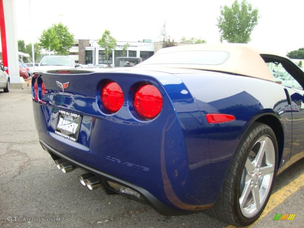 2006 Corvette Convertible - LeMans Blue Metallic / Cashmere Beige photo #31