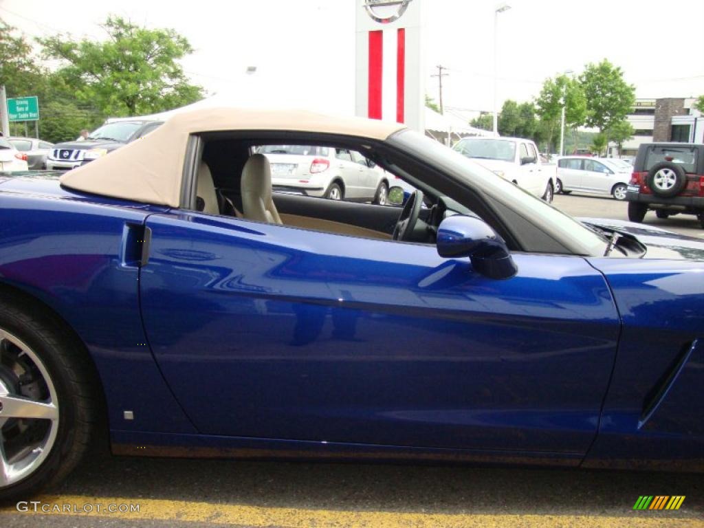 2006 Corvette Convertible - LeMans Blue Metallic / Cashmere Beige photo #32