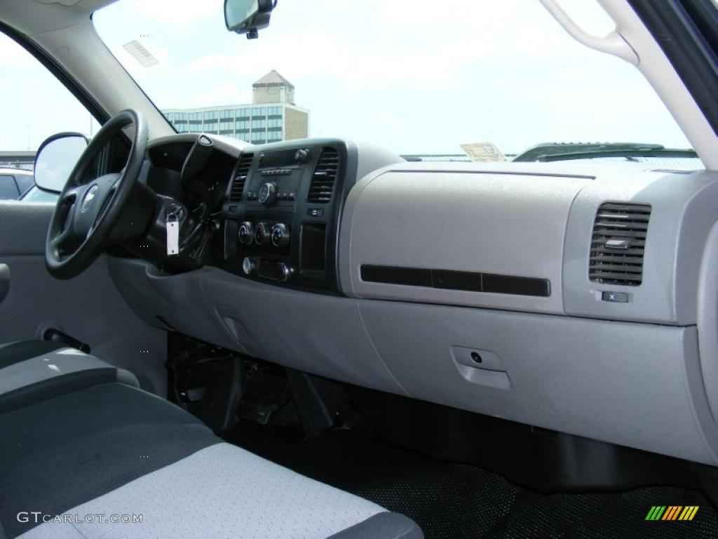 2007 Silverado 1500 Work Truck Regular Cab - Dark Blue Metallic / Dark Charcoal photo #14