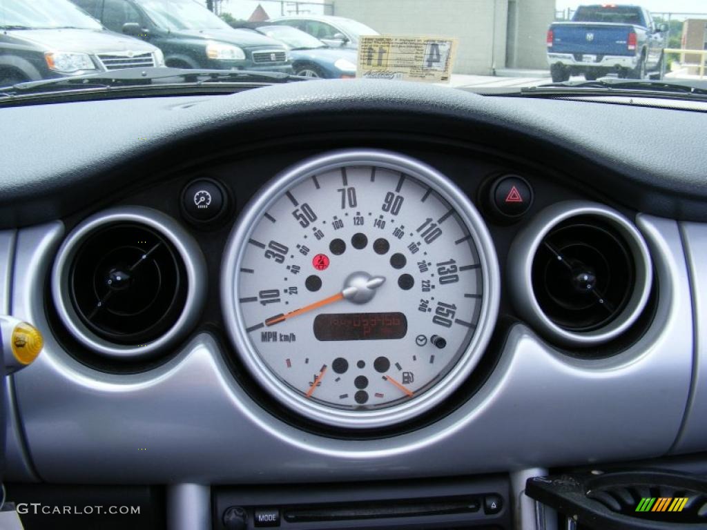 2006 Cooper Convertible - Chili Red / Black/Panther Black photo #12