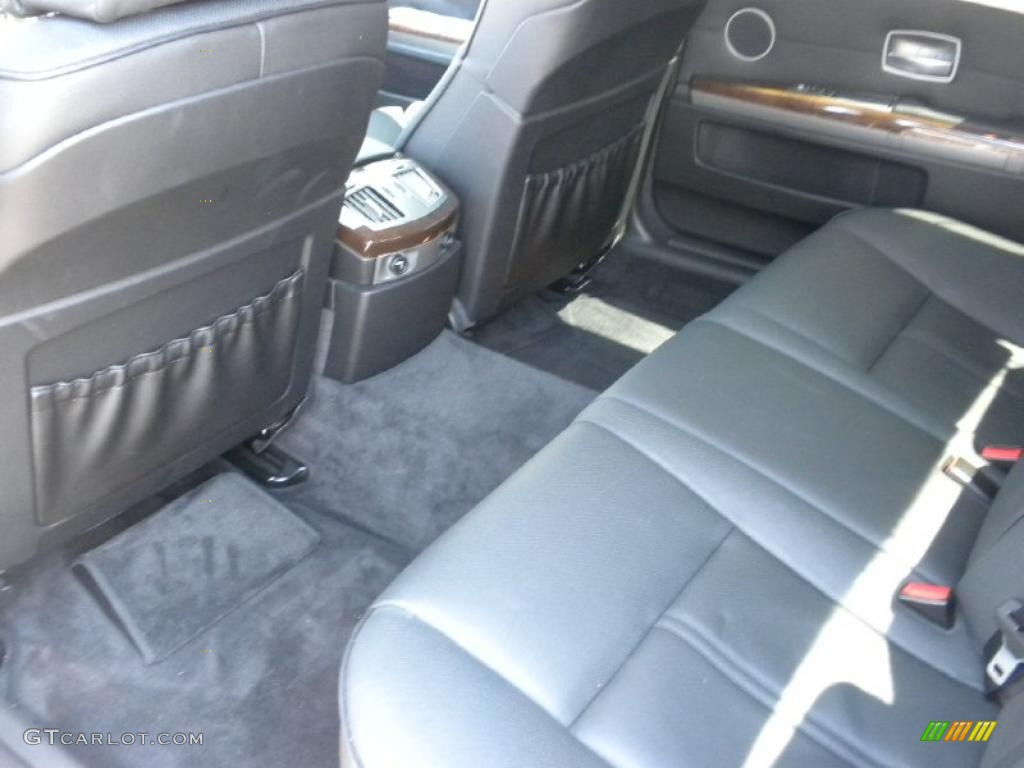 2007 7 Series 750Li Sedan - Monaco Blue Metallic / Black photo #12
