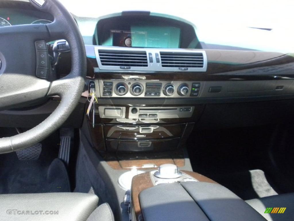 2007 7 Series 750Li Sedan - Monaco Blue Metallic / Black photo #14