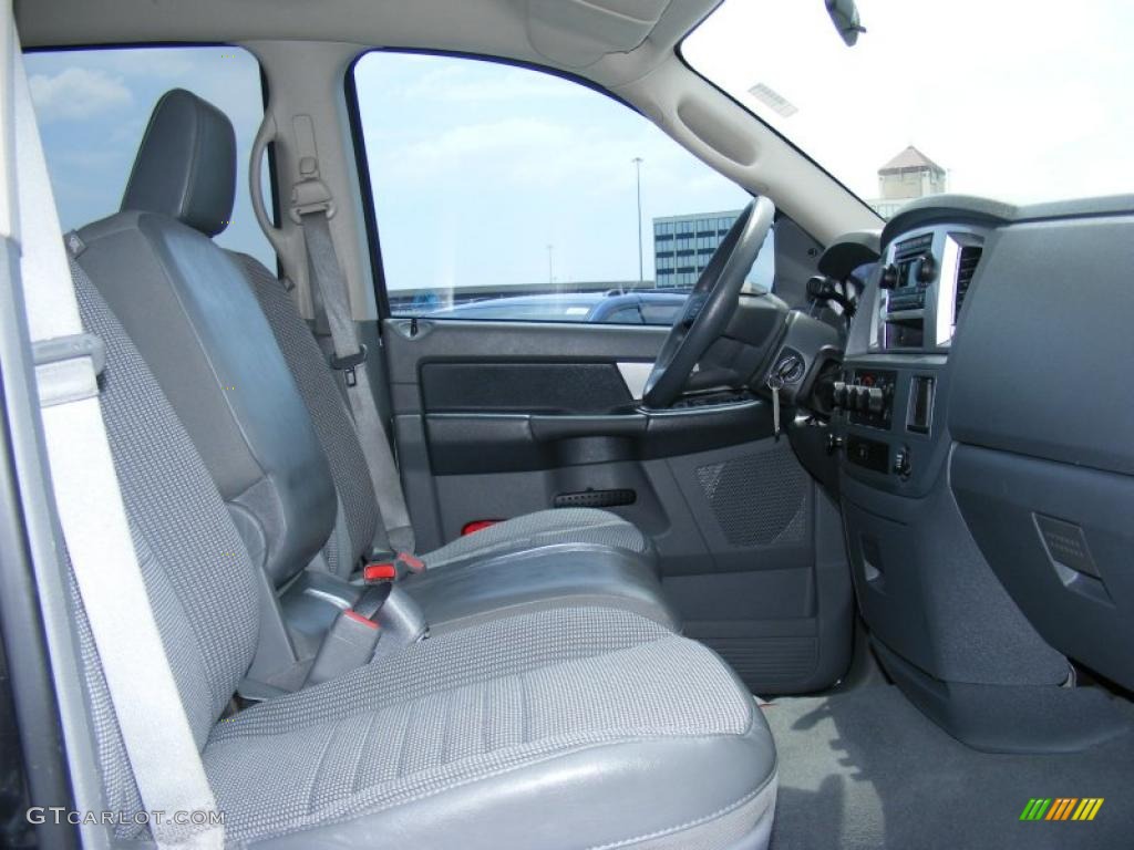 2008 Ram 1500 Big Horn Edition Quad Cab 4x4 - Brilliant Black Crystal Pearl / Medium Slate Gray photo #19