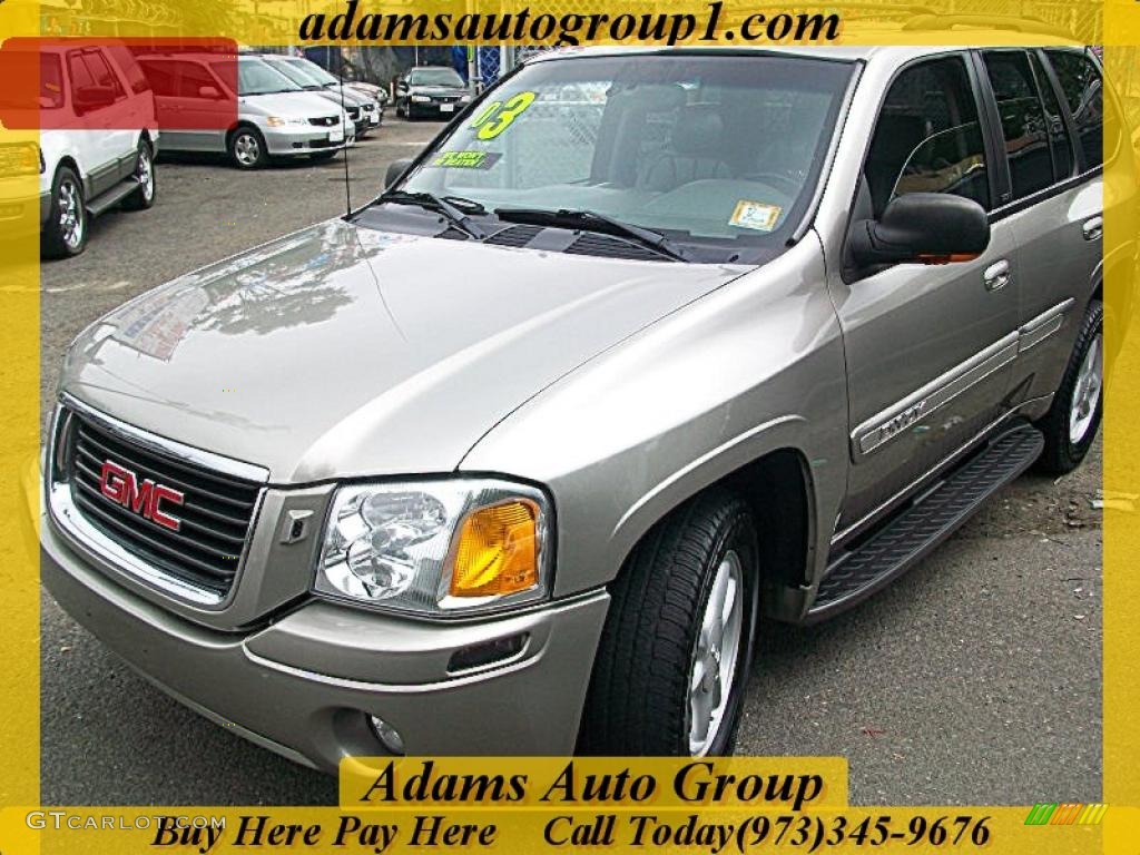 2003 Envoy SLT 4x4 - Pewter Metallic / Light Oak photo #1