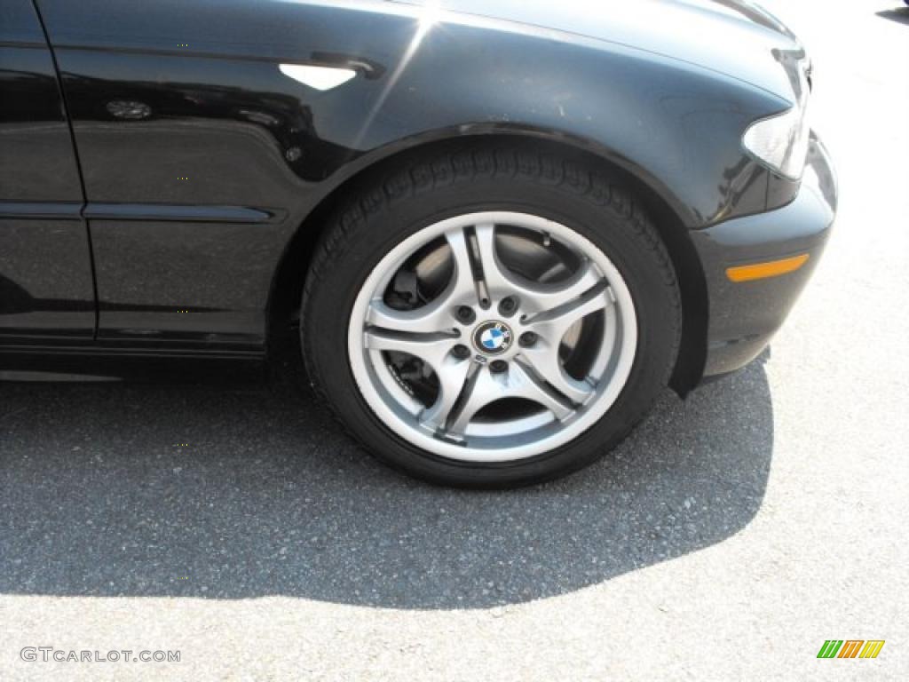 2004 3 Series 330i Convertible - Jet Black / Sand photo #4